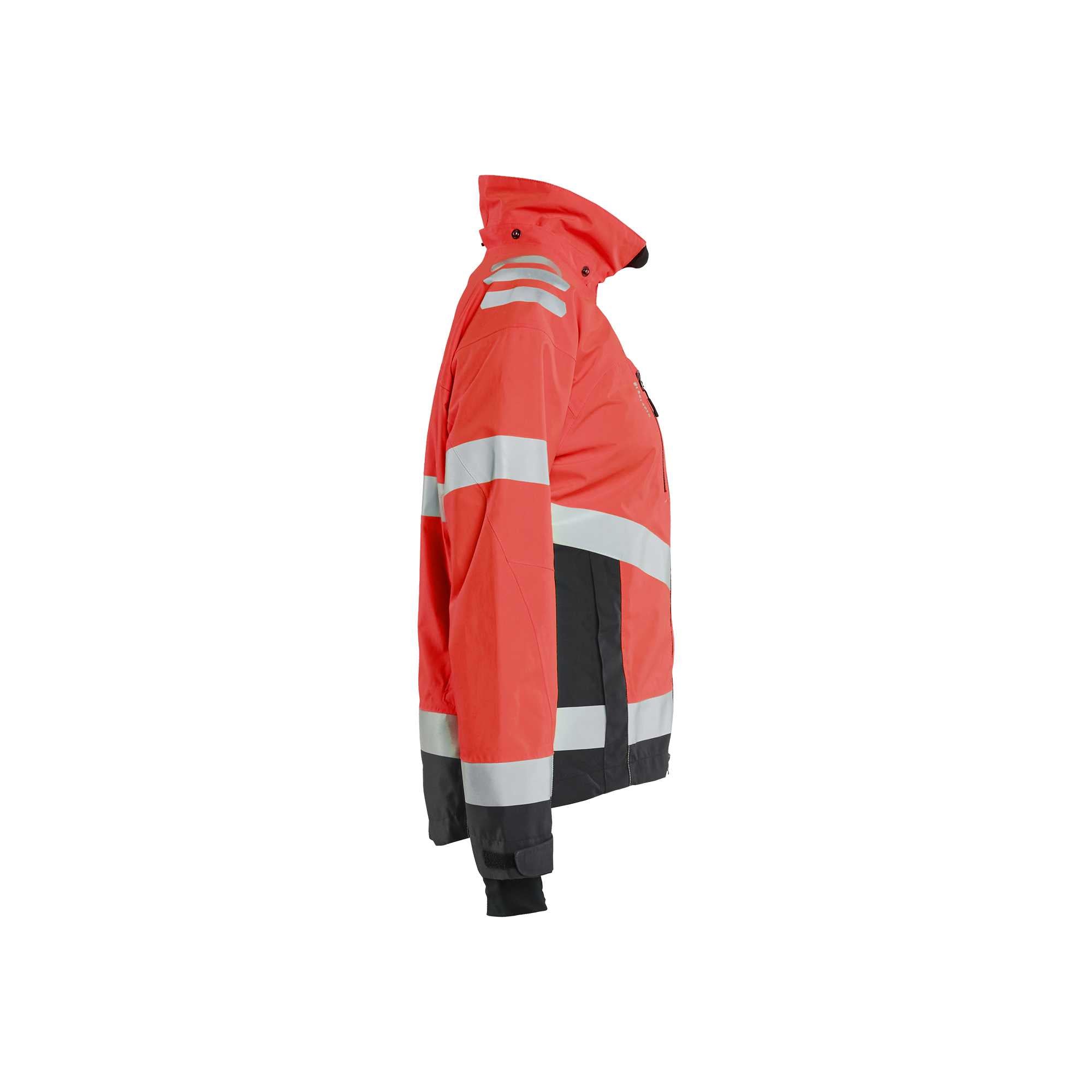 BLAKLADER 47611977 Women's Hi Vis Shell Jacket Hi Vis Reflective Shell Work Jacket WOMEN - Waterproof